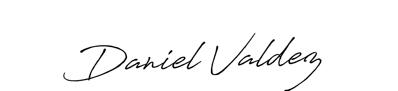 Create a beautiful signature design for name Daniel Valdez. With this signature (Antro_Vectra_Bolder) fonts, you can make a handwritten signature for free. Daniel Valdez signature style 7 images and pictures png