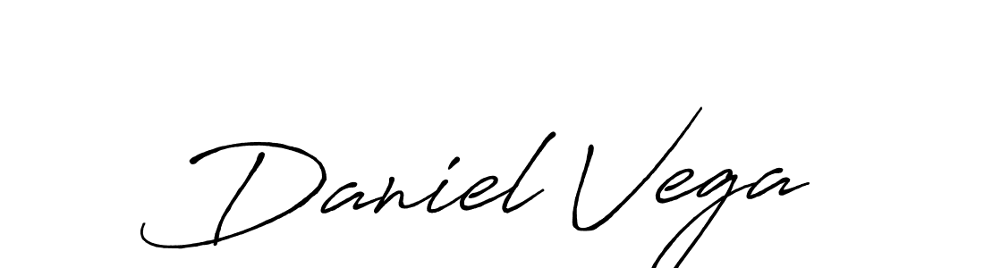 You should practise on your own different ways (Antro_Vectra_Bolder) to write your name (Daniel Vega) in signature. don't let someone else do it for you. Daniel Vega signature style 7 images and pictures png