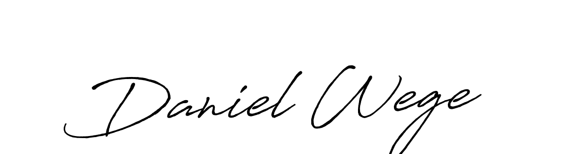 You should practise on your own different ways (Antro_Vectra_Bolder) to write your name (Daniel Wege) in signature. don't let someone else do it for you. Daniel Wege signature style 7 images and pictures png
