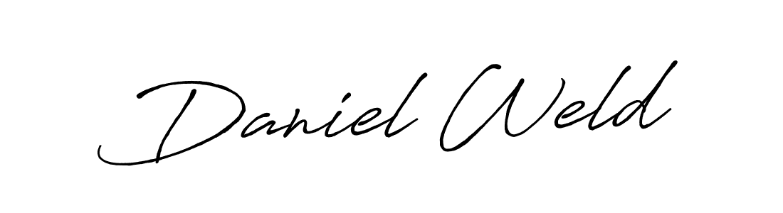 Also we have Daniel Weld name is the best signature style. Create professional handwritten signature collection using Antro_Vectra_Bolder autograph style. Daniel Weld signature style 7 images and pictures png
