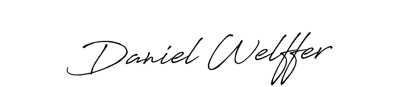 Use a signature maker to create a handwritten signature online. With this signature software, you can design (Antro_Vectra_Bolder) your own signature for name Daniel Welffer. Daniel Welffer signature style 7 images and pictures png