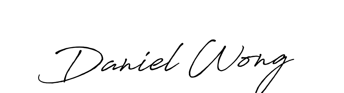 You should practise on your own different ways (Antro_Vectra_Bolder) to write your name (Daniel Wong) in signature. don't let someone else do it for you. Daniel Wong signature style 7 images and pictures png