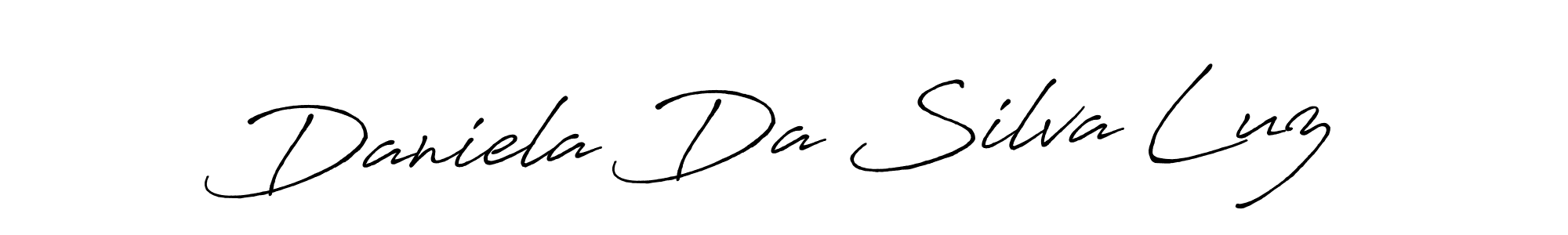 How to make Daniela Da Silva Luz signature? Antro_Vectra_Bolder is a professional autograph style. Create handwritten signature for Daniela Da Silva Luz name. Daniela Da Silva Luz signature style 7 images and pictures png
