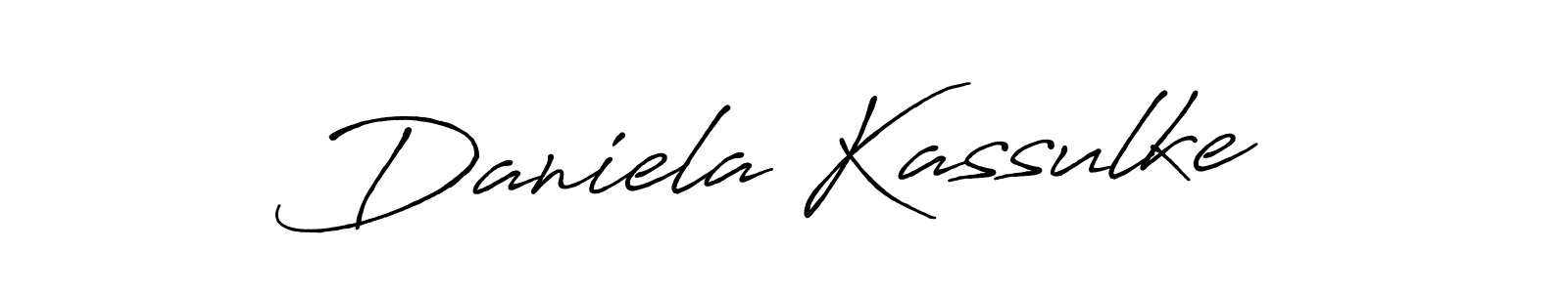 Also we have Daniela Kassulke name is the best signature style. Create professional handwritten signature collection using Antro_Vectra_Bolder autograph style. Daniela Kassulke signature style 7 images and pictures png