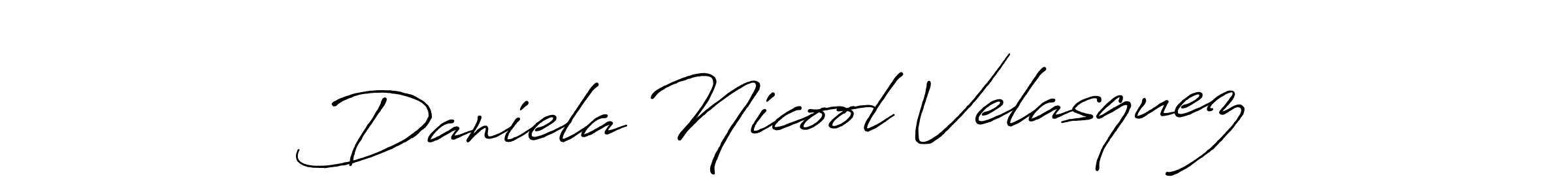 See photos of Daniela Nicool Velasquez official signature by Spectra . Check more albums & portfolios. Read reviews & check more about Antro_Vectra_Bolder font. Daniela Nicool Velasquez signature style 7 images and pictures png