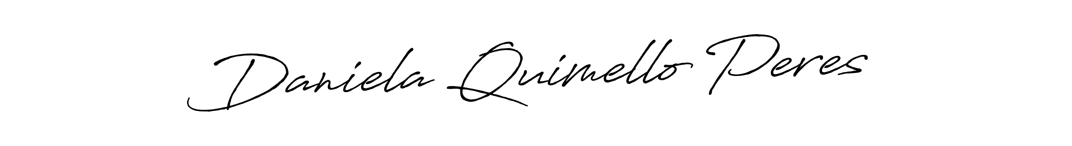 How to Draw Daniela Quimello Peres signature style? Antro_Vectra_Bolder is a latest design signature styles for name Daniela Quimello Peres. Daniela Quimello Peres signature style 7 images and pictures png