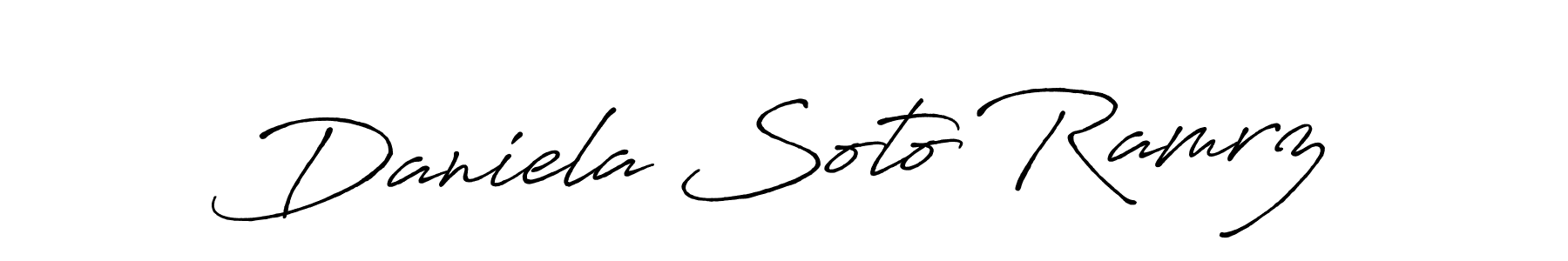 Use a signature maker to create a handwritten signature online. With this signature software, you can design (Antro_Vectra_Bolder) your own signature for name Daniela Soto Ramrz. Daniela Soto Ramrz signature style 7 images and pictures png