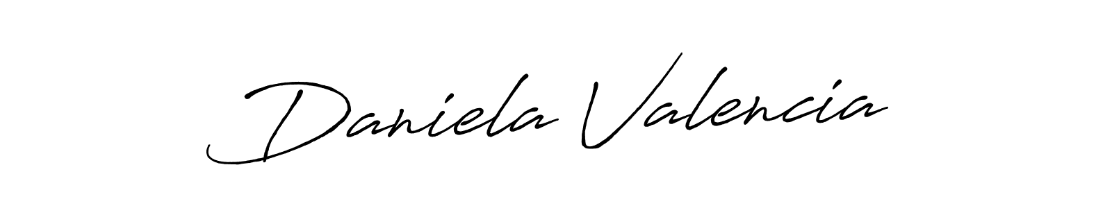 Design your own signature with our free online signature maker. With this signature software, you can create a handwritten (Antro_Vectra_Bolder) signature for name Daniela Valencia. Daniela Valencia signature style 7 images and pictures png