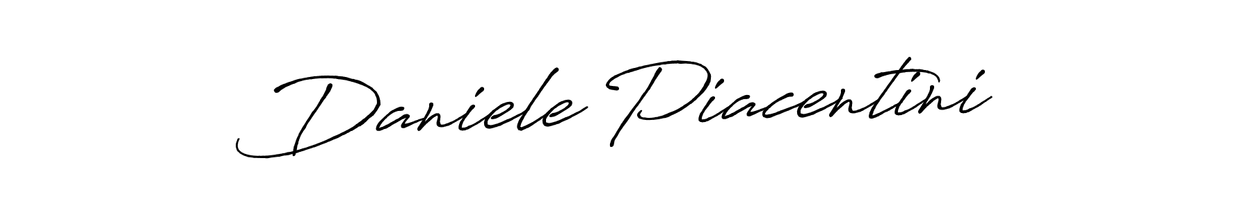 Make a beautiful signature design for name Daniele Piacentini. With this signature (Antro_Vectra_Bolder) style, you can create a handwritten signature for free. Daniele Piacentini signature style 7 images and pictures png