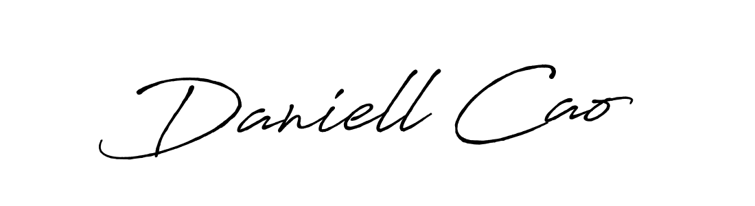 Similarly Antro_Vectra_Bolder is the best handwritten signature design. Signature creator online .You can use it as an online autograph creator for name Daniell Cao. Daniell Cao signature style 7 images and pictures png