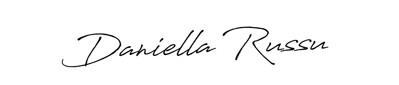 Also we have Daniella Russu name is the best signature style. Create professional handwritten signature collection using Antro_Vectra_Bolder autograph style. Daniella Russu signature style 7 images and pictures png