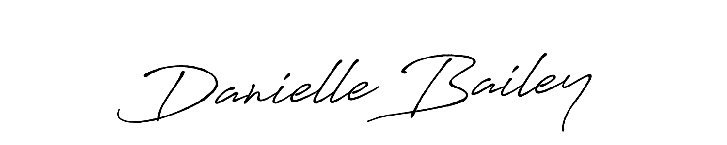 Create a beautiful signature design for name Danielle Bailey. With this signature (Antro_Vectra_Bolder) fonts, you can make a handwritten signature for free. Danielle Bailey signature style 7 images and pictures png