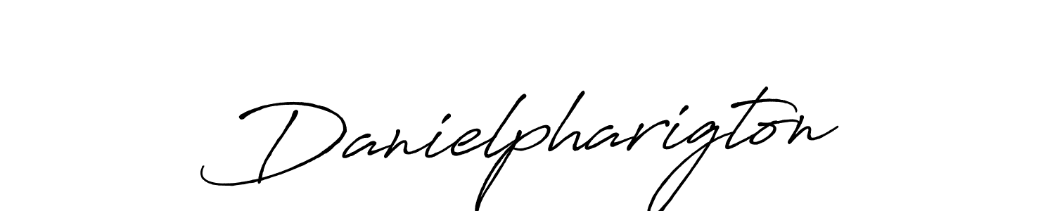 Similarly Antro_Vectra_Bolder is the best handwritten signature design. Signature creator online .You can use it as an online autograph creator for name Danielpharigton. Danielpharigton signature style 7 images and pictures png