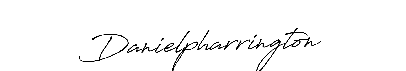 The best way (Antro_Vectra_Bolder) to make a short signature is to pick only two or three words in your name. The name Danielpharrington include a total of six letters. For converting this name. Danielpharrington signature style 7 images and pictures png