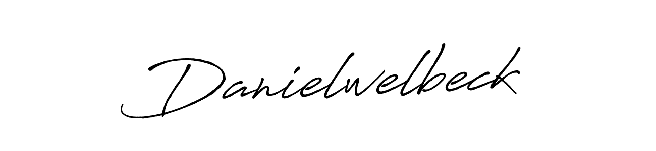 Use a signature maker to create a handwritten signature online. With this signature software, you can design (Antro_Vectra_Bolder) your own signature for name Danielwelbeck. Danielwelbeck signature style 7 images and pictures png