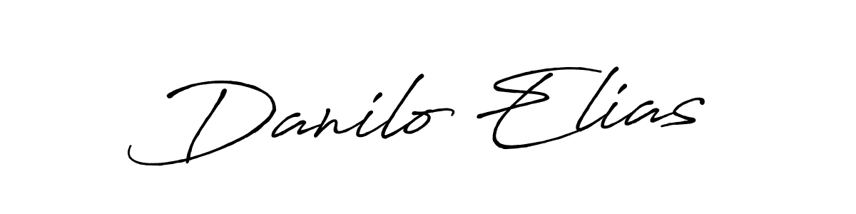 Danilo Elias stylish signature style. Best Handwritten Sign (Antro_Vectra_Bolder) for my name. Handwritten Signature Collection Ideas for my name Danilo Elias. Danilo Elias signature style 7 images and pictures png