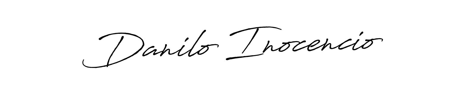 Antro_Vectra_Bolder is a professional signature style that is perfect for those who want to add a touch of class to their signature. It is also a great choice for those who want to make their signature more unique. Get Danilo Inocencio name to fancy signature for free. Danilo Inocencio signature style 7 images and pictures png