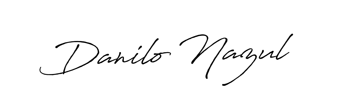 You can use this online signature creator to create a handwritten signature for the name Danilo Nazul. This is the best online autograph maker. Danilo Nazul signature style 7 images and pictures png