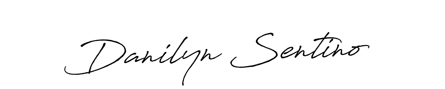 How to Draw Danilyn Sentino signature style? Antro_Vectra_Bolder is a latest design signature styles for name Danilyn Sentino. Danilyn Sentino signature style 7 images and pictures png