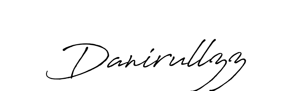 How to Draw Danirullzz signature style? Antro_Vectra_Bolder is a latest design signature styles for name Danirullzz. Danirullzz signature style 7 images and pictures png