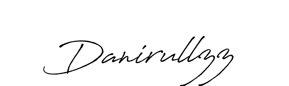 Design your own signature with our free online signature maker. With this signature software, you can create a handwritten (Antro_Vectra_Bolder) signature for name Danirullzz. Danirullzz signature style 7 images and pictures png