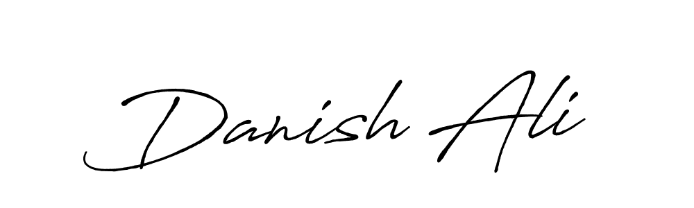 How to make Danish Ali signature? Antro_Vectra_Bolder is a professional autograph style. Create handwritten signature for Danish Ali name. Danish Ali signature style 7 images and pictures png