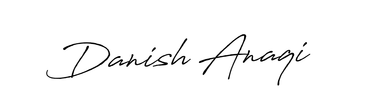 Similarly Antro_Vectra_Bolder is the best handwritten signature design. Signature creator online .You can use it as an online autograph creator for name Danish Anaqi. Danish Anaqi signature style 7 images and pictures png