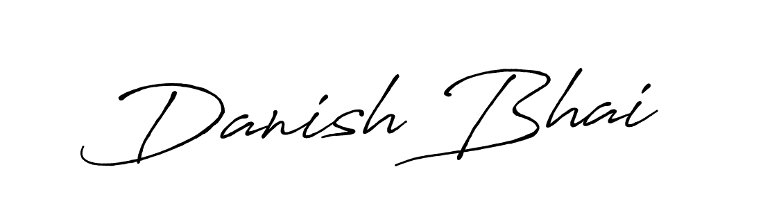 How to Draw Danish Bhai signature style? Antro_Vectra_Bolder is a latest design signature styles for name Danish Bhai. Danish Bhai signature style 7 images and pictures png