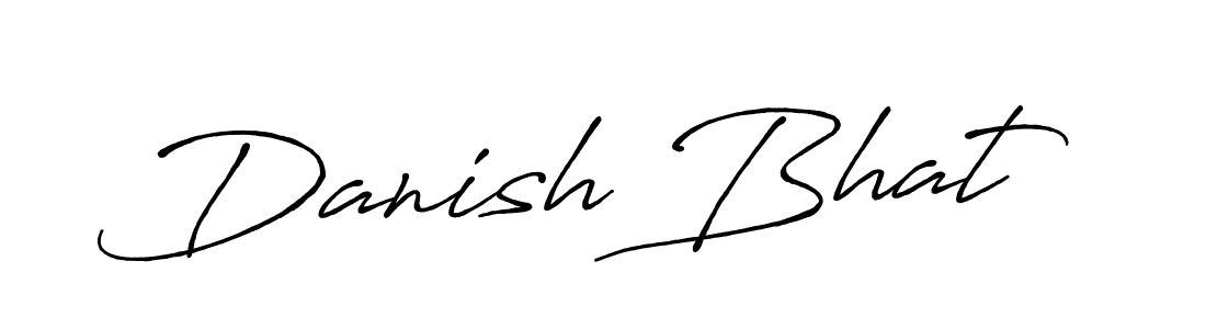 The best way (Antro_Vectra_Bolder) to make a short signature is to pick only two or three words in your name. The name Danish Bhat include a total of six letters. For converting this name. Danish Bhat signature style 7 images and pictures png