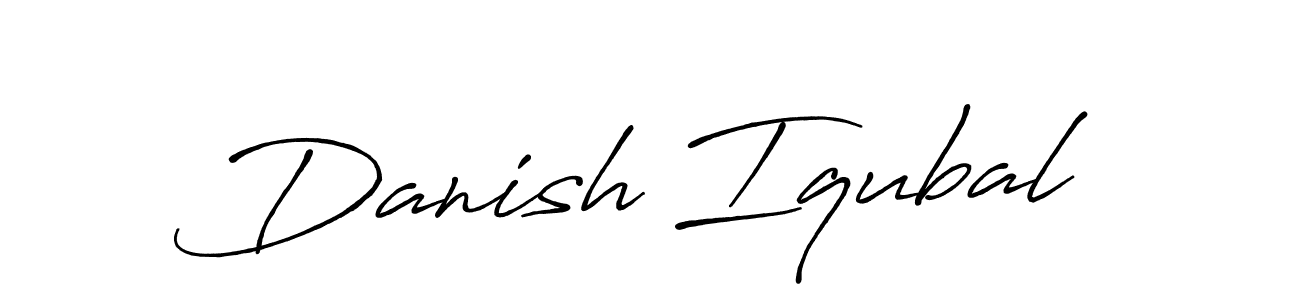 Also You can easily find your signature by using the search form. We will create Danish Iqubal name handwritten signature images for you free of cost using Antro_Vectra_Bolder sign style. Danish Iqubal signature style 7 images and pictures png