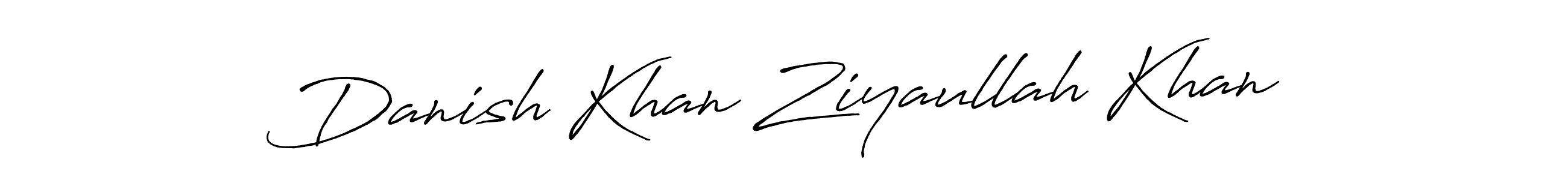 It looks lik you need a new signature style for name Danish Khan Ziyaullah Khan. Design unique handwritten (Antro_Vectra_Bolder) signature with our free signature maker in just a few clicks. Danish Khan Ziyaullah Khan signature style 7 images and pictures png