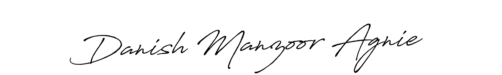 Also You can easily find your signature by using the search form. We will create Danish Manzoor Agnie name handwritten signature images for you free of cost using Antro_Vectra_Bolder sign style. Danish Manzoor Agnie signature style 7 images and pictures png