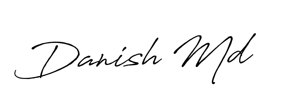 How to make Danish Md signature? Antro_Vectra_Bolder is a professional autograph style. Create handwritten signature for Danish Md name. Danish Md signature style 7 images and pictures png