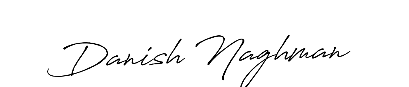 Make a beautiful signature design for name Danish Naghman. With this signature (Antro_Vectra_Bolder) style, you can create a handwritten signature for free. Danish Naghman signature style 7 images and pictures png