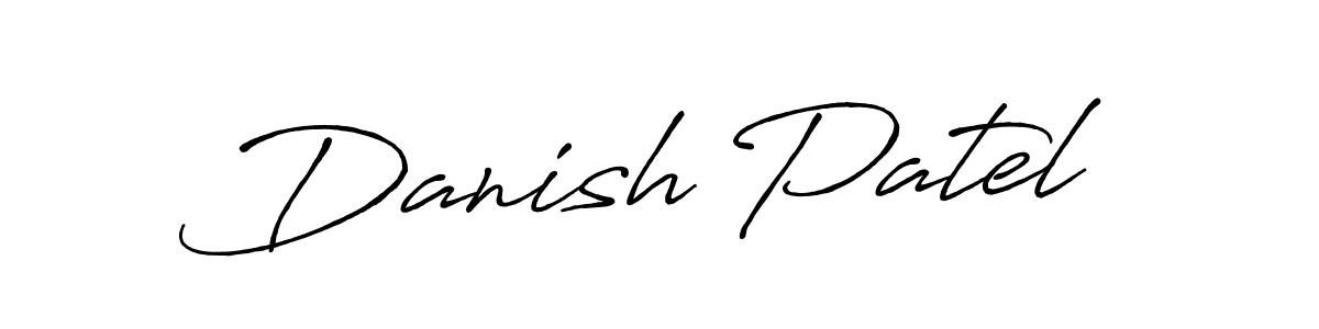 Also You can easily find your signature by using the search form. We will create Danish Patel name handwritten signature images for you free of cost using Antro_Vectra_Bolder sign style. Danish Patel signature style 7 images and pictures png