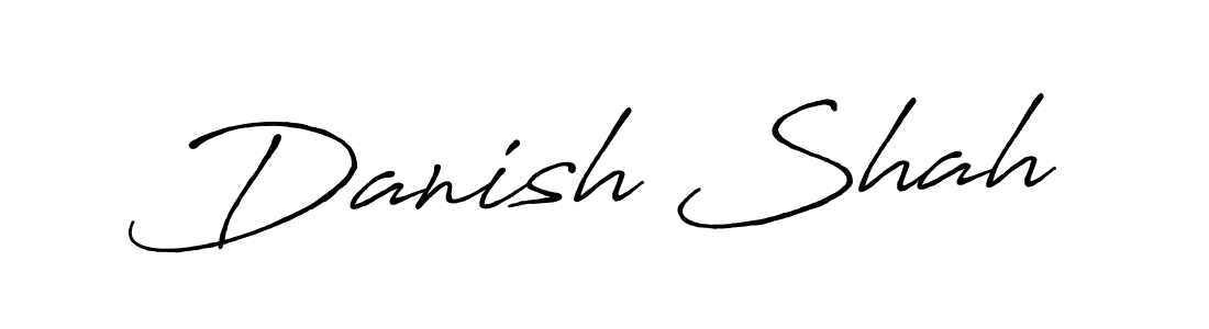 Create a beautiful signature design for name Danish Shah. With this signature (Antro_Vectra_Bolder) fonts, you can make a handwritten signature for free. Danish Shah signature style 7 images and pictures png