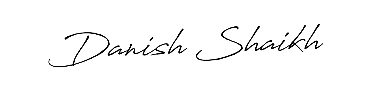 Make a short Danish Shaikh signature style. Manage your documents anywhere anytime using Antro_Vectra_Bolder. Create and add eSignatures, submit forms, share and send files easily. Danish Shaikh signature style 7 images and pictures png