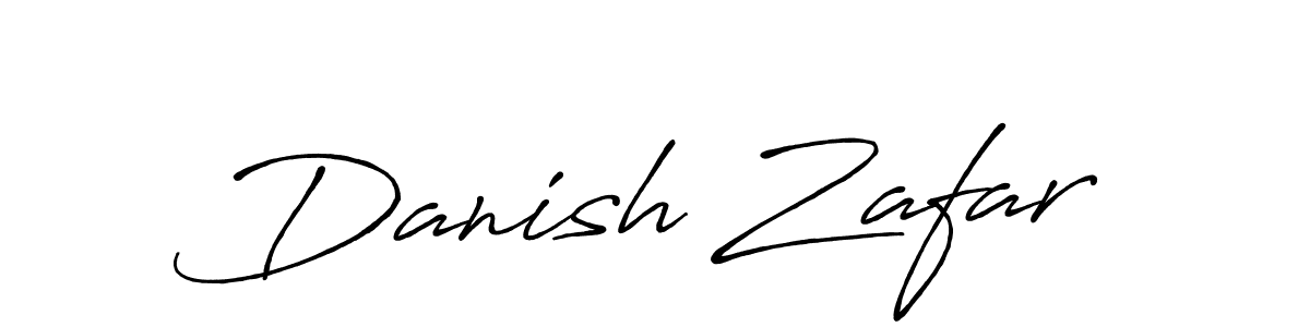 Make a beautiful signature design for name Danish Zafar. With this signature (Antro_Vectra_Bolder) style, you can create a handwritten signature for free. Danish Zafar signature style 7 images and pictures png