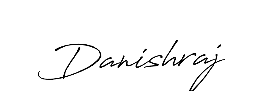 Make a beautiful signature design for name Danishraj. With this signature (Antro_Vectra_Bolder) style, you can create a handwritten signature for free. Danishraj signature style 7 images and pictures png