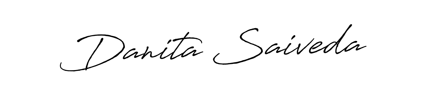 Once you've used our free online signature maker to create your best signature Antro_Vectra_Bolder style, it's time to enjoy all of the benefits that Danita Saiveda name signing documents. Danita Saiveda signature style 7 images and pictures png