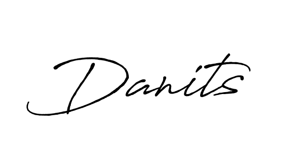 Similarly Antro_Vectra_Bolder is the best handwritten signature design. Signature creator online .You can use it as an online autograph creator for name Danits. Danits signature style 7 images and pictures png