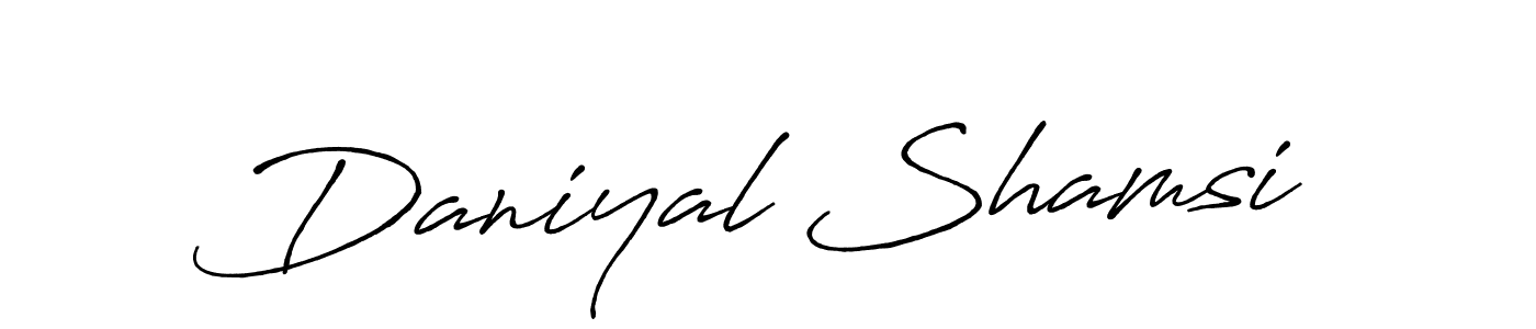 Make a beautiful signature design for name Daniyal Shamsi. Use this online signature maker to create a handwritten signature for free. Daniyal Shamsi signature style 7 images and pictures png