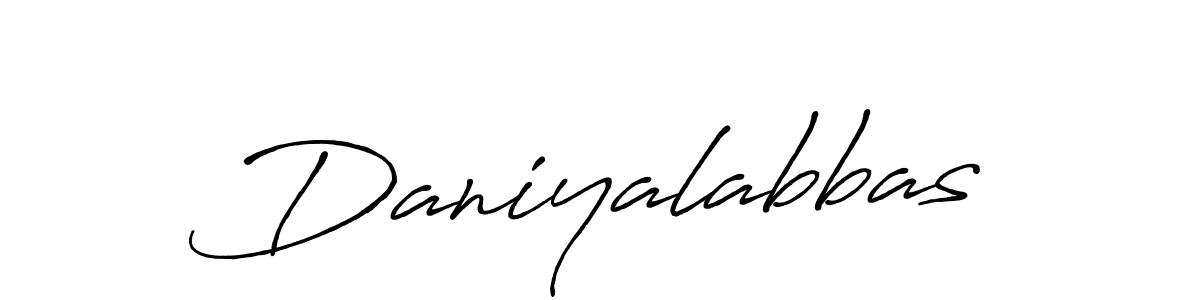 The best way (Antro_Vectra_Bolder) to make a short signature is to pick only two or three words in your name. The name Daniyalabbas include a total of six letters. For converting this name. Daniyalabbas signature style 7 images and pictures png