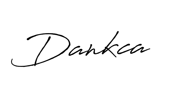 Similarly Antro_Vectra_Bolder is the best handwritten signature design. Signature creator online .You can use it as an online autograph creator for name Dankca. Dankca signature style 7 images and pictures png