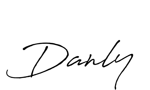 Similarly Antro_Vectra_Bolder is the best handwritten signature design. Signature creator online .You can use it as an online autograph creator for name Danly. Danly signature style 7 images and pictures png