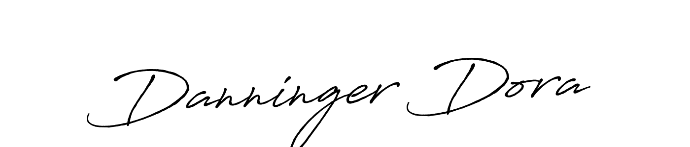 Also You can easily find your signature by using the search form. We will create Danninger Dora name handwritten signature images for you free of cost using Antro_Vectra_Bolder sign style. Danninger Dora signature style 7 images and pictures png