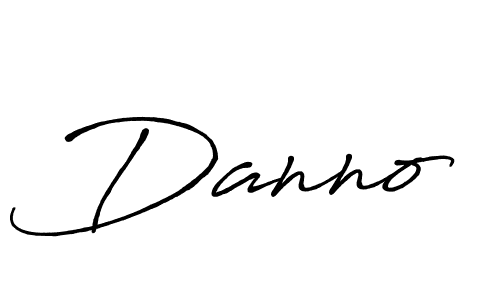 Create a beautiful signature design for name Danno. With this signature (Antro_Vectra_Bolder) fonts, you can make a handwritten signature for free. Danno signature style 7 images and pictures png