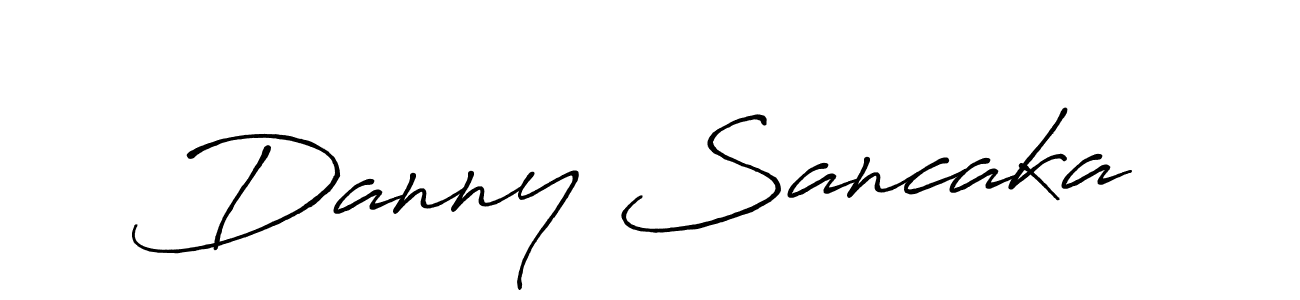 if you are searching for the best signature style for your name Danny Sancaka. so please give up your signature search. here we have designed multiple signature styles  using Antro_Vectra_Bolder. Danny Sancaka signature style 7 images and pictures png