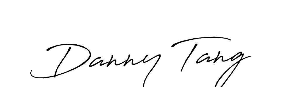 Similarly Antro_Vectra_Bolder is the best handwritten signature design. Signature creator online .You can use it as an online autograph creator for name Danny Tang. Danny Tang signature style 7 images and pictures png