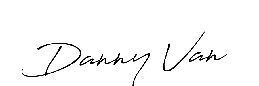 How to make Danny Van name signature. Use Antro_Vectra_Bolder style for creating short signs online. This is the latest handwritten sign. Danny Van signature style 7 images and pictures png